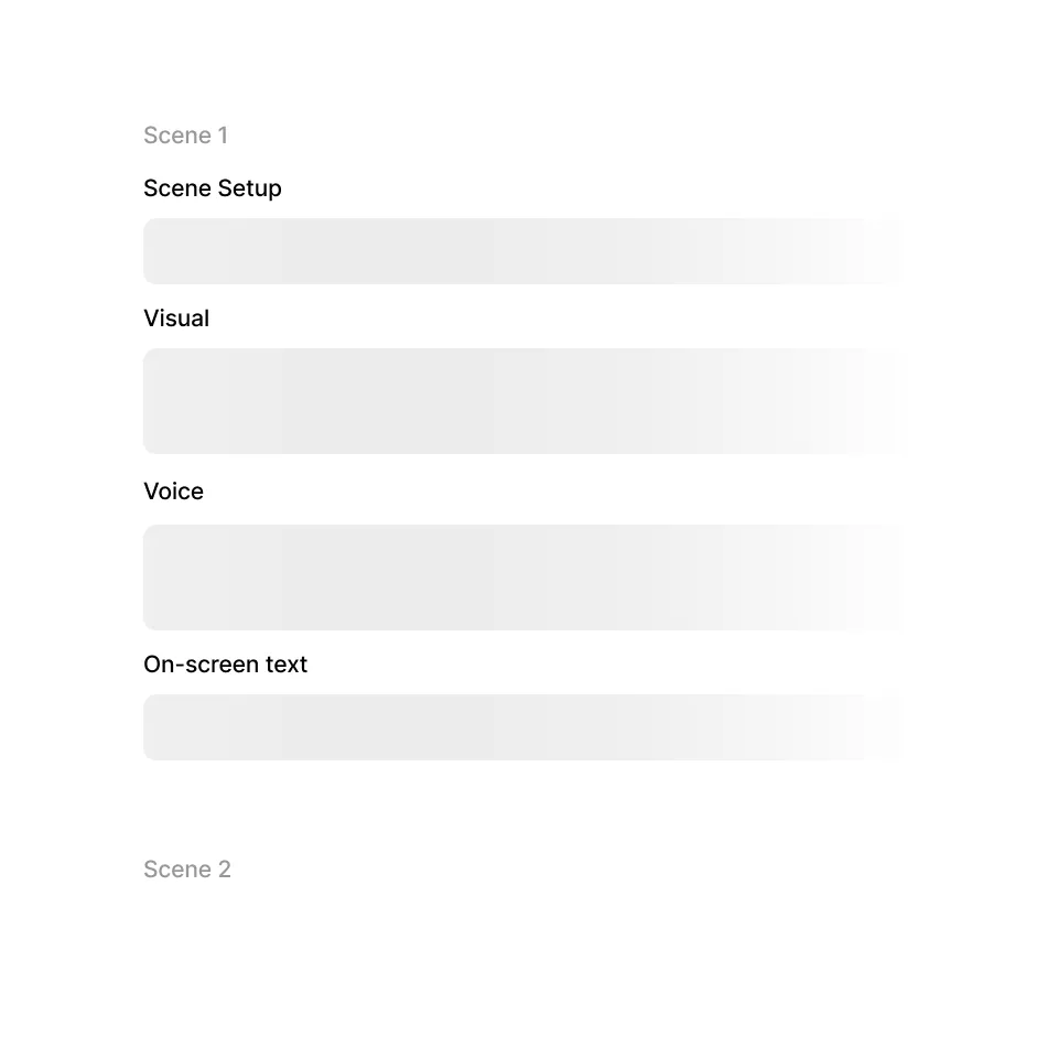 Visla scenario editor for creating conversation, response, outcome, and feedback scenes for interactive training
